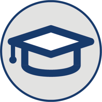 icon | graduation cap for education